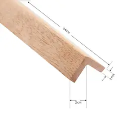 DEKOART - Esquinero 2x2cm 2.40m Crudo