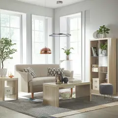 JUST HOME COLLECTION - Lámpara Colgante Bombillo Led Circular Negro