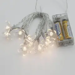 undefined - Guirnalda Luz Calida A Bateria Florcitas 10 Luces Ip20