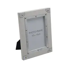 HOMY - Portarretrato Marco Para Foto Matte 10x15 Cm Blanco