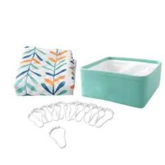 JUST HOME COLLECTION - Set Baño 3 Piezas Canvas