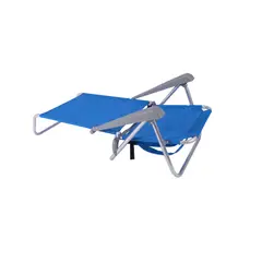 undefined - Sillón Playa Plegable Aluminio Deluxe Azul