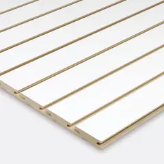TRUPAN - Mdf Ranurado Blanco 18mm 1.52x2.44 Metros