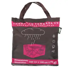 JUST HOME COLLECTION - Cobertor para Juego Terraza de Poliéster XS 160x160x85 cm