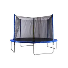 DO IT - Trampolín Cama Elástica Con Malla De Seguridad De 3.66 Metros Color Azul/Negro
