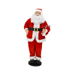 undefined - Papá Noel Baila 150 cm Música Ul Muñeco de Navidad