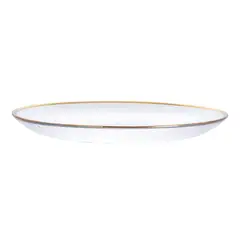 JUST HOME COLLECTION - Plato Vidrio Gold Ring 30.2 Cm