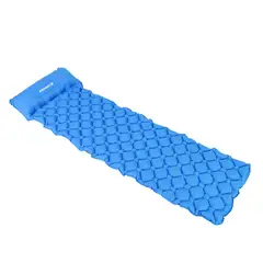 undefined - Colchoneta Camping Inflable Montana Azul 60x190 cm
