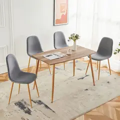 JUST HOME COLLECTION - Set Comedor 4 Puestos Yolanda