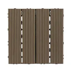 HOLZTEK - Palmeta Deck Café 30x30cm Caja X 11 Unidades