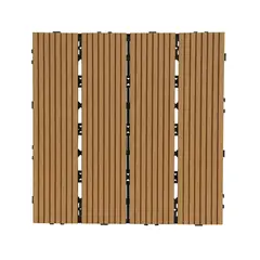 HOLZTEK - Palmeta Deck Teka 30x30cm Caja X 11 Unidades