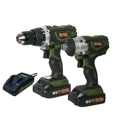 BAUKER - Combo Taladro Percutor 1/2pulg + Atornillador Impacto 18v
