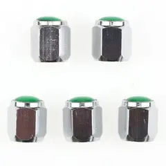 AUTOSTYLE - Tapas Válvula Set 5Uni Verde