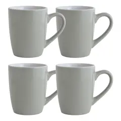 JUST HOME COLLECTION - Setx4 Mugs 12Oz Perla