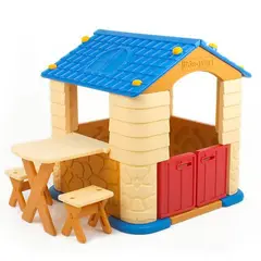 EDU PLAY - Casa De Juego con Mesa y Sillas