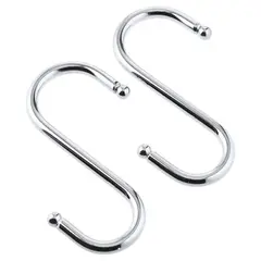 JUST HOME COLLECTION - Set x5 Ganchos S Simple Acero Inoxidable