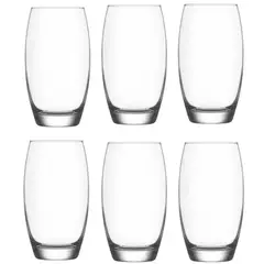 LAV - Set Vaso Almond Alto 510 Ml 6 Unidades