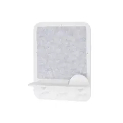 undefined - Organizador Pared Multiuso Gris/Blanco