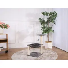 PETIZOOS - Gimnasio Para Gato Gris 68x39x39cm