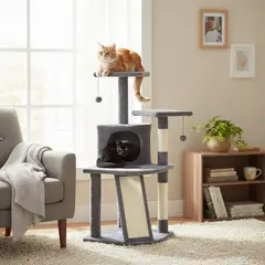 PETIZOOS - Gimnasio Para Gato Gris 113x49x49cm