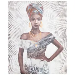HOMY - Cuadro Africana Body 80x100 Cm