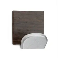 INOFIX - Colgador Adhesivo Base Metálica M Wengue