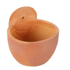 DISTRIRAQUIRA - Matera Arcilla Redondo De Pared Bolsillo 20x20x20cm Terracota