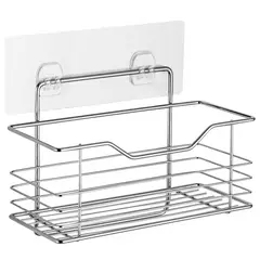 SENSI DACQUA - Canasta M Adhesiva Baño Multi Inoxidable
