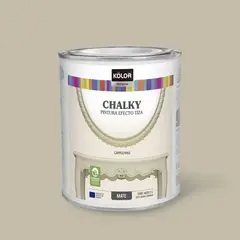 KOLOR - Pintura Efecto Tiza Chalky Brush Cappuchino Mate 1 Litro