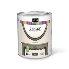 KOLOR - Pintura Efecto Tiza Chalky Brush Gris New York Mate 1Litro