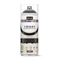KOLOR - Aerosol Chalky Negro Carbón 400 ml