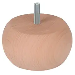 FIXSER - Pata Madera 92X50 mm Haya Crudo