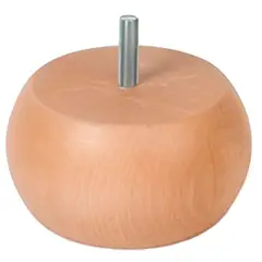 FIXSER - Pata Madera 92X50 mm Haya Crudo