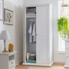 TVILUM - Closet Paris 2 Puertas 96X61X201 Cm Blanco