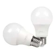 DAIRU - Set de 2 Bombillo Led A60 E27 7.5w Luz Cálida Certificado