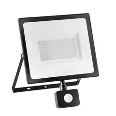 HALUX - Reflector LED Con Sensor 50w Luz Cálida