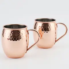 JUST HOME COLLECTION - Mug Acero 600ml 2 Unidades