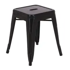 JUST HOME COLLECTION - Piso Apilable Tolix Negro 30x46 cm