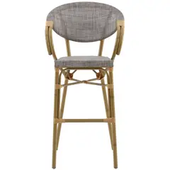 undefined - Silla Bar Exterior Rattan y Metal Guadalupe