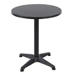 JUST HOME COLLECTION - Mesa Exterior 1 Pieza Aluminio Redonda