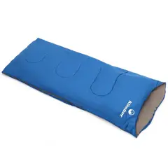 KLIMBER - Saco de Dormir Recto 180x75cm con Cabezal Azul