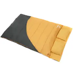 KLIMBER - Saco de Dormir Doble 230x135cm Naranja/Gris