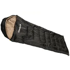 KLIMBER - Saco Dormir Recto Con Apertura Para Brazos Textil Negro