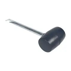 KLIMBER - Martillo Camping Con Saca Estacas Goma Negro