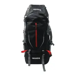 KLIMBER - Morral Camping Textil Minca Negro 65 Litros