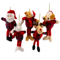 DEAR SANTA - Adorno de Navidad Colgar Animales Piernas Largas