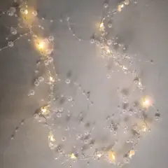 DEAR SANTA - Luces de Navidad Led Perla 50 Luces 44cm