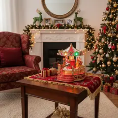 undefined - Carrusel Iluminado Musical 23cm de Navidad