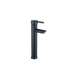 SENSI DACQUA - Grifería Para Lavamanos Monocontrol Alta Negro Milán