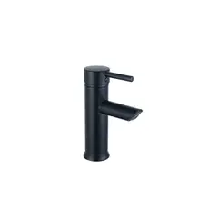 SENSI DACQUA - Grifería Para Lavamanos Monocontrol Baja Negro Milán